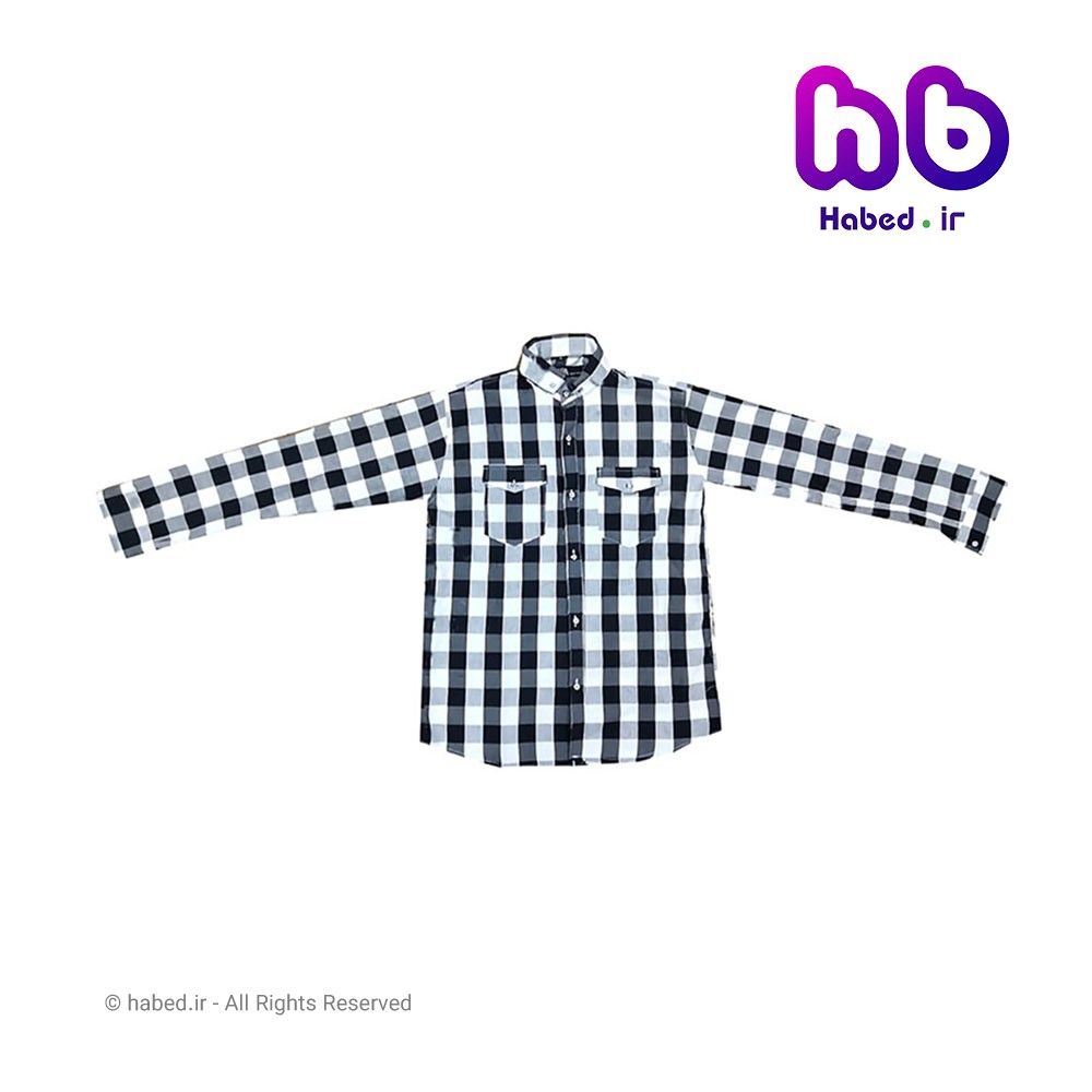 پیراهن ( شومیز ) چارخانه اسپرت بچگانه پسرانه جدید و شیک قواره دار جنس کتان درجه یک کد 1757