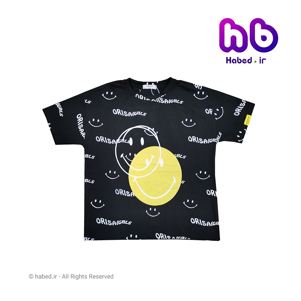تیشرت تک بچگانه پسرانه جدید شیک خارجی جنس پنبه درجه یک طرح استیکر کد 1763