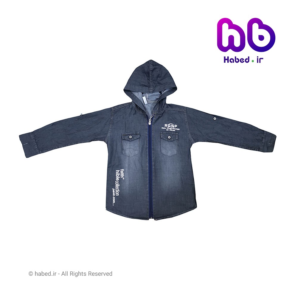 پیراهن شومیز کلاه دار جلو زیپ دار جدید بچگانه پسرانه و دخترانه شیک جنس کتان درجه یک کد 1791