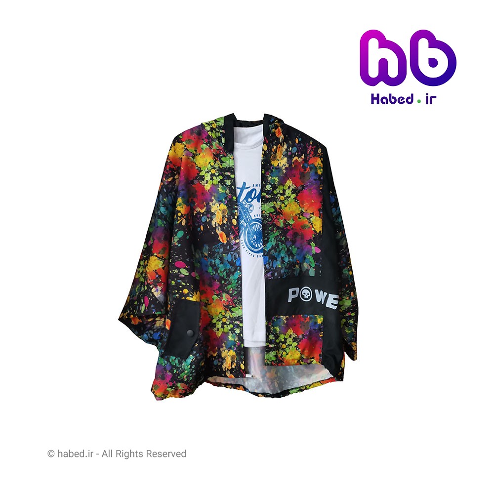 ست مانتو کلاه دار جدید بچگانه دخترانه شیک جنس کتان تضمینی طرح آبرنگی کد 1793