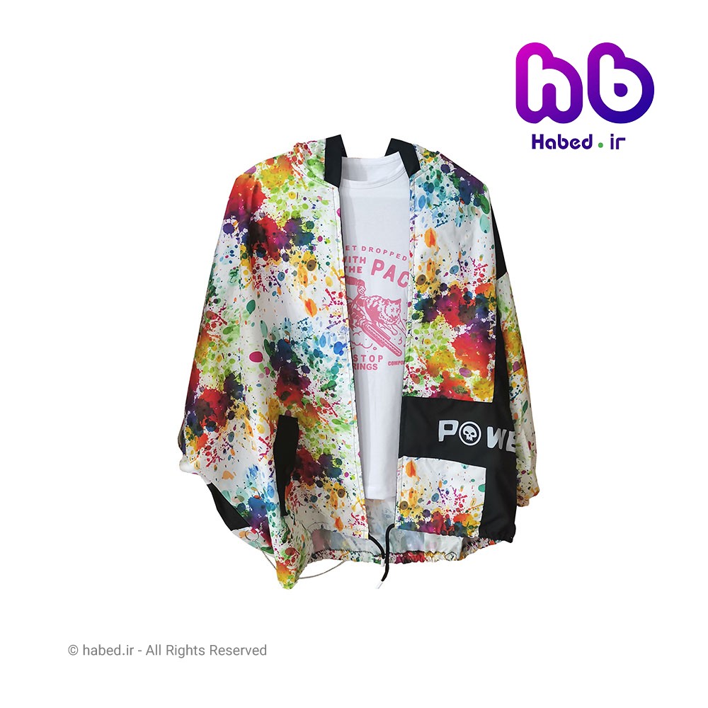 ست مانتو کلاه دار جدید بچگانه دخترانه شیک جنس کتان تضمینی طرح آبرنگی کد 1794