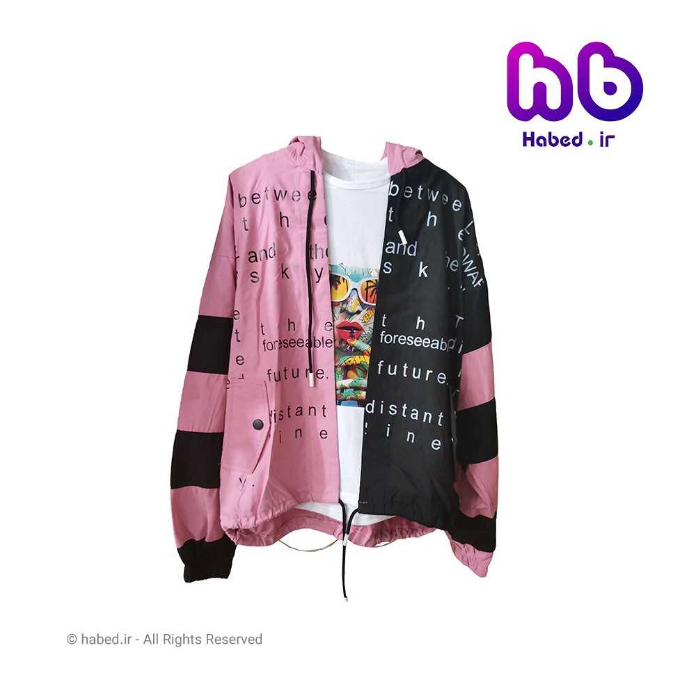 ست مانتو کلاه دار جدید بچگانه دخترانه شیک جنس کتان تضمینی طرح حروف انگلیسی کد 1795