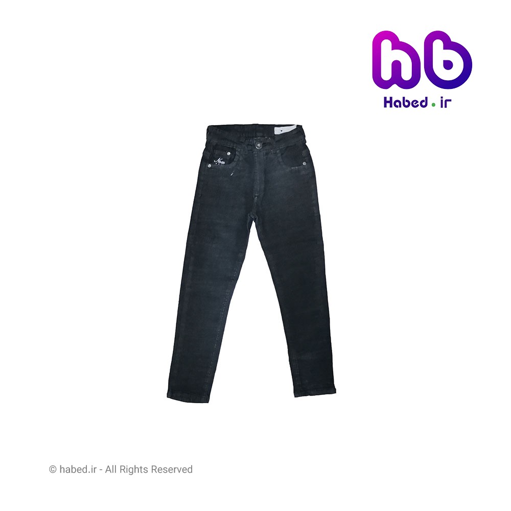 شلوار جین جلو زیپ دار اسپرت پسرانه و دخترانه شیک جنس درجه یک طرح ساده بدون زاپ دار کد 1801
