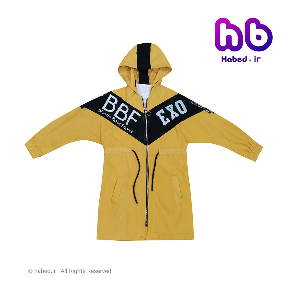 ست مانتو و تاپ کتان جلو زیپ دار بچگانه دخترانه جدید شیک جنس تضمینی طرح BBF کد 1807