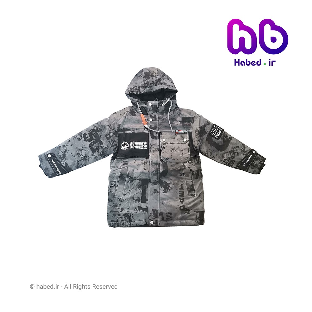 کاپشن جدید چریکی بچگانه پسرانه شیک ضخیم جنس تضمینی و بسیار عالی داخل کرک  کد 1833