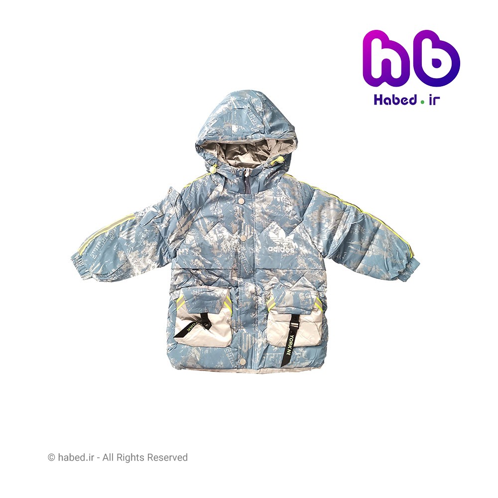 کاپشن جدید بچگانه پسرانه و دخترانه شیک ضخیم جنس تضمینی و بسیار عالی داخل کرک طرح ADIDAS کد 1839