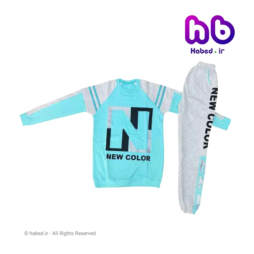 بلوز شلوار جدید بچگانه پسرانه و دخترانه ایرانی جنس پنبه دورو درجه یک طرح N کد 1880