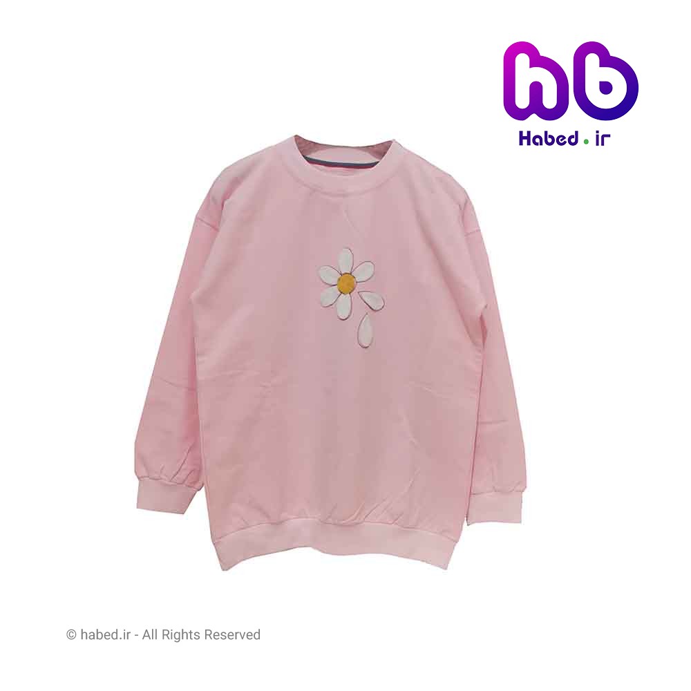 بلوز جدید بچگانه دخترانه شیک جنس پنبه دورو درجه یک طرح گل کد 1891