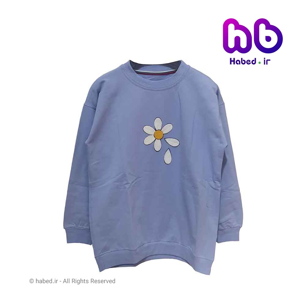 بلوز جدید بچگانه دخترانه شیک جنس پنبه دورو درجه یک طرح گل کد 1892