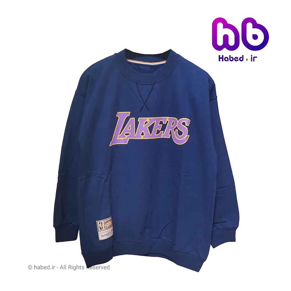 بلوز جدید بچگانه پسرانه و دخترانه شیک جنس پنبه دورو درجه یک طرح LAKERS کد 1899