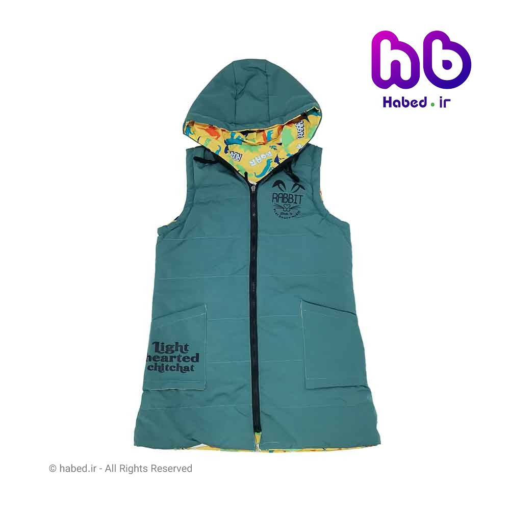 کاپشن پافر جدید دو روی بچگانه دخترانه شیک جنس تضمینی کد 1922