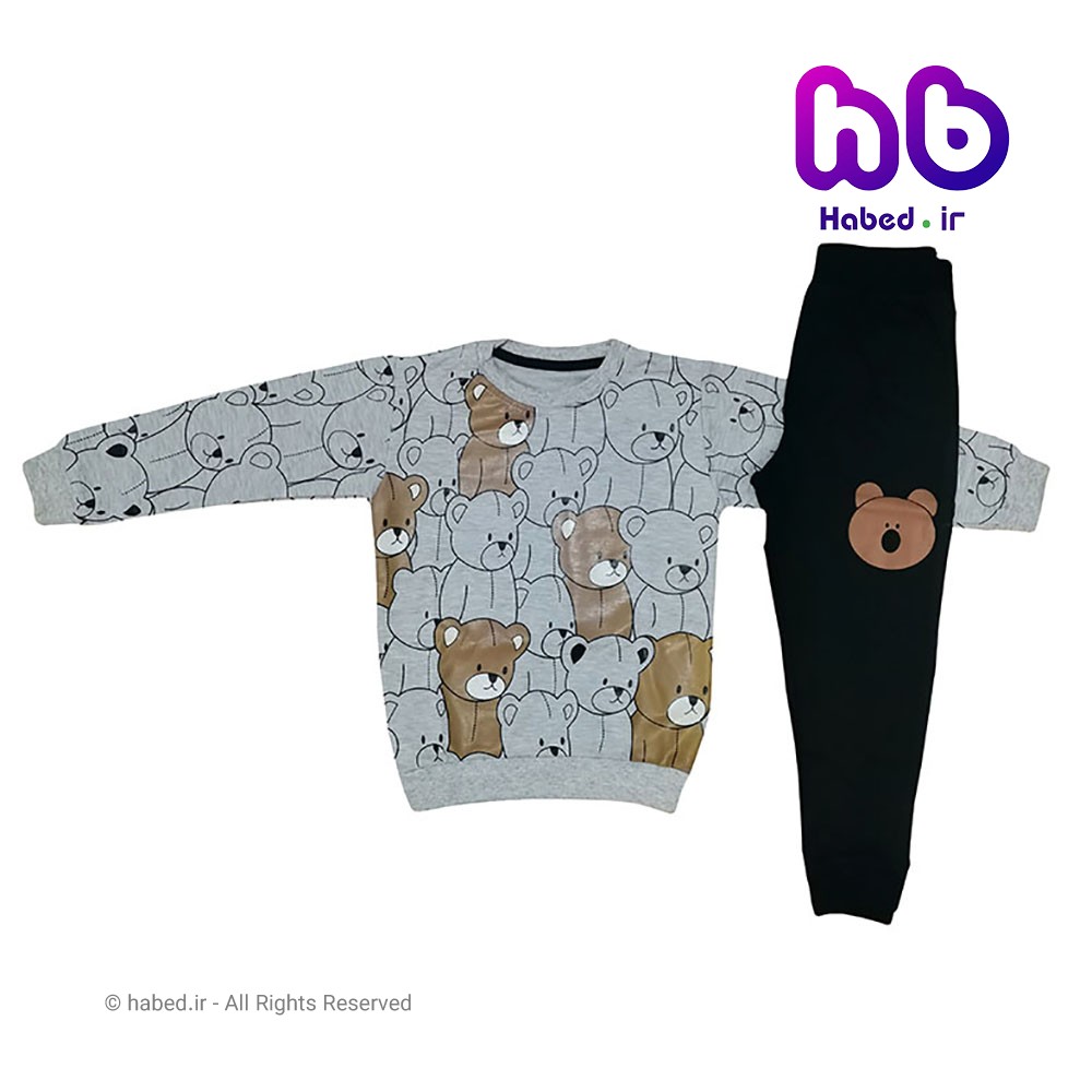 بلوز شلوار جدید بچگانه پسرانه و دخترانه ایرانی جنس پنبه دورو درجه یک کد 1944