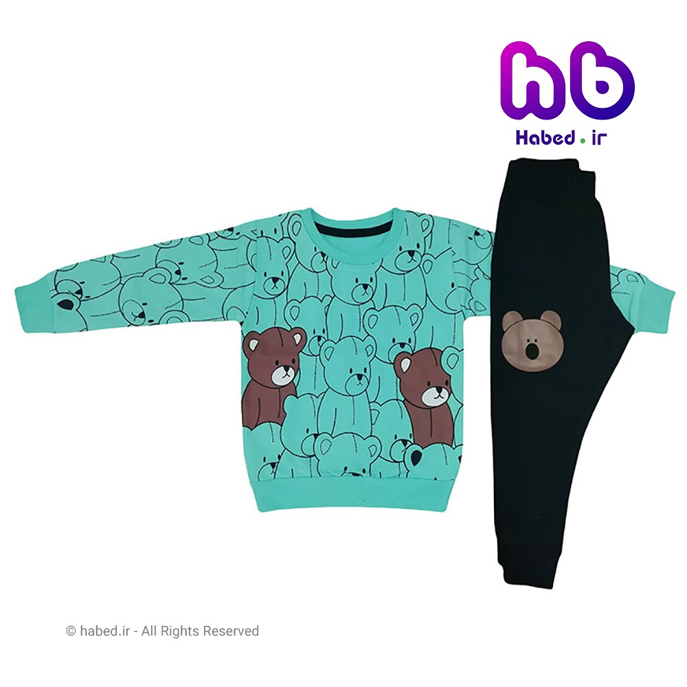 بلوز شلوار جدید بچگانه پسرانه و دخترانه ایرانی جنس پنبه دورو درجه یک کد 1946