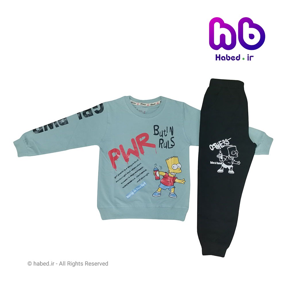 بلوز شلوار جدید بچگانه دخترانه شیک جنس دورس تضمینی کد 1965