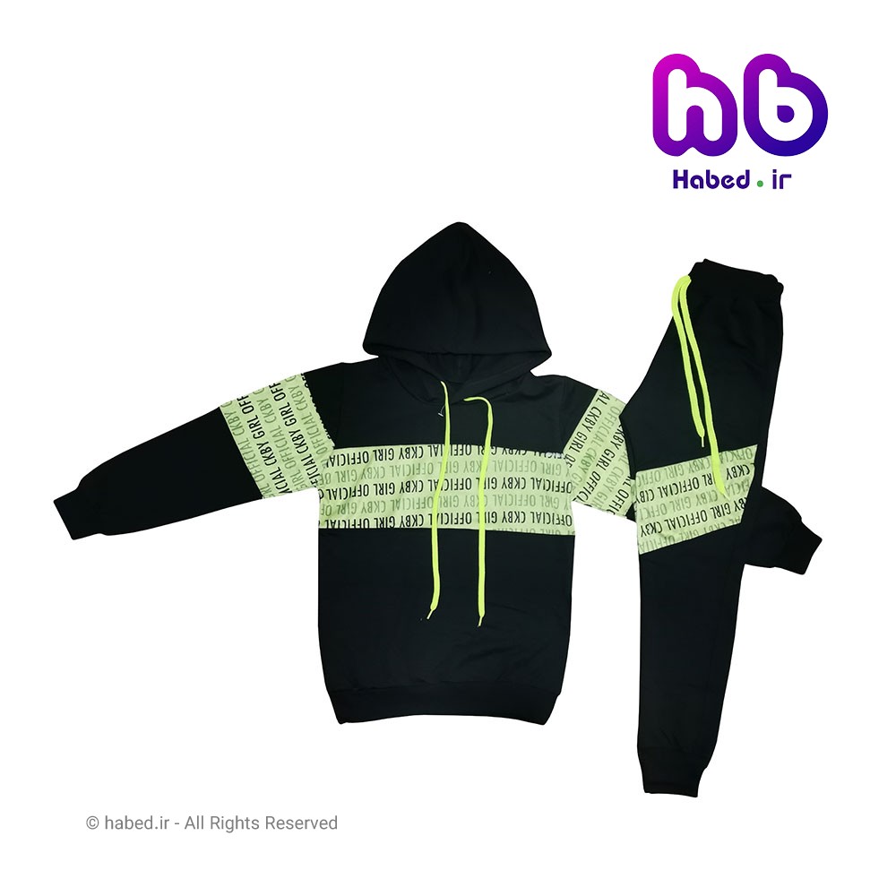 بلوز ( هودی ) شلوار جدید بچگانه پسرانه و دخترانه شیک جنس مخمل تضمینی کد 1971