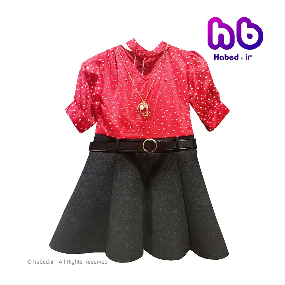 پیراهن مجلسی جدید بچگانه دخترانه شیک جنس تضمینی کد 1998