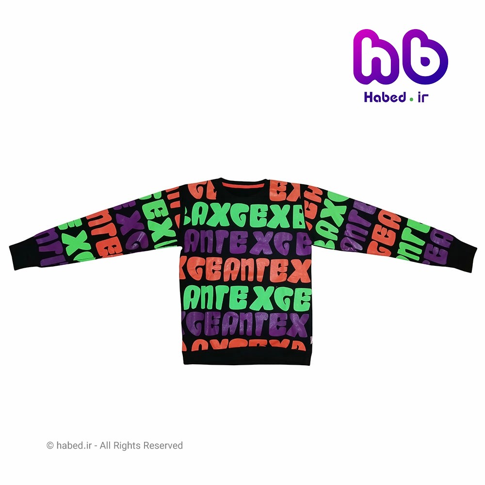 بلوز تک جدید شیک بچگانه اسپرت پسرانه و دخترانه جنس دورس طرح حروف انگلیسی کد 2039