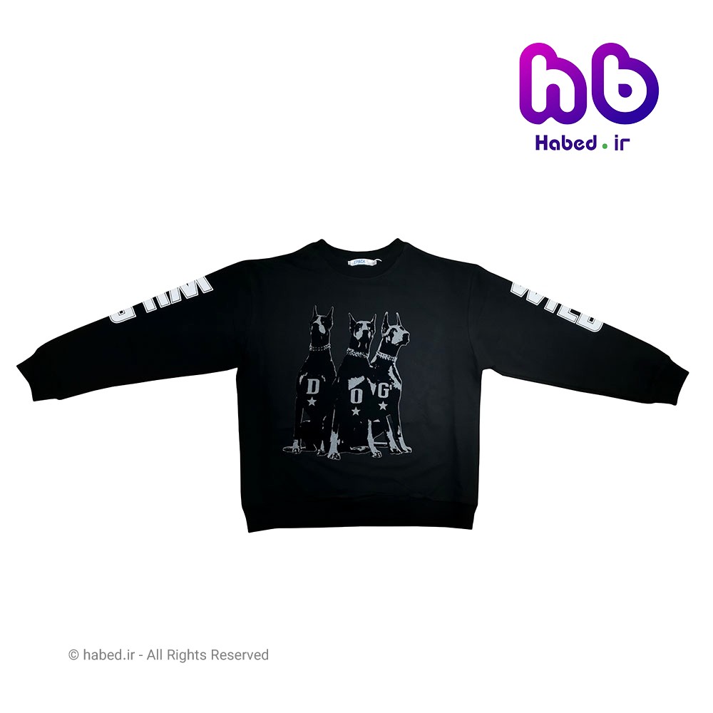 بلوز تک لاکچری جدید شیک بچگانه اسپرت پسرانه جنس دورس طرح سگ کد 2056