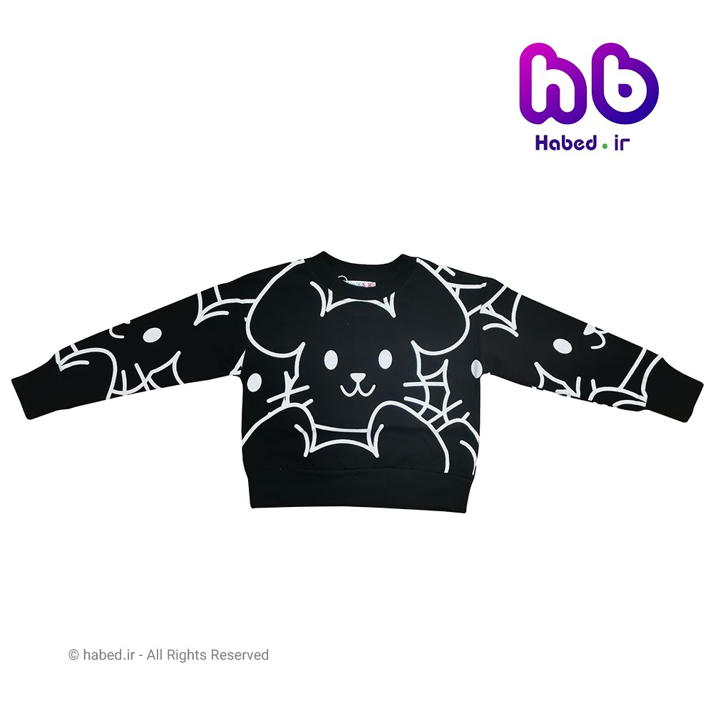 بلوز تک جدید شیک بچگانه اسپرت پسرانه و دخترانه جنس دورس طرح موش کد 2067