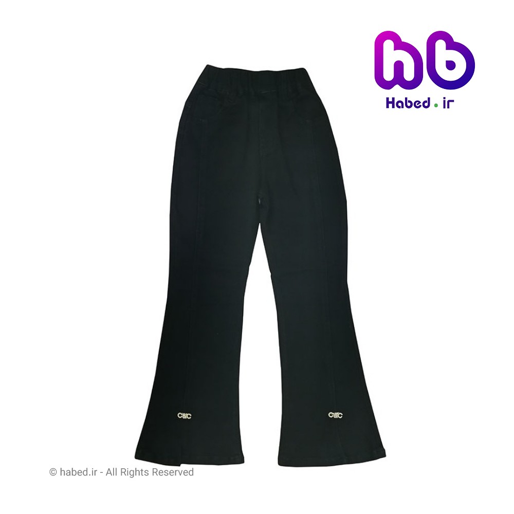 شلوار جین بوت کات خارجی جدید بچگانه دخترانه جنس تضمینی و کش کد 2099