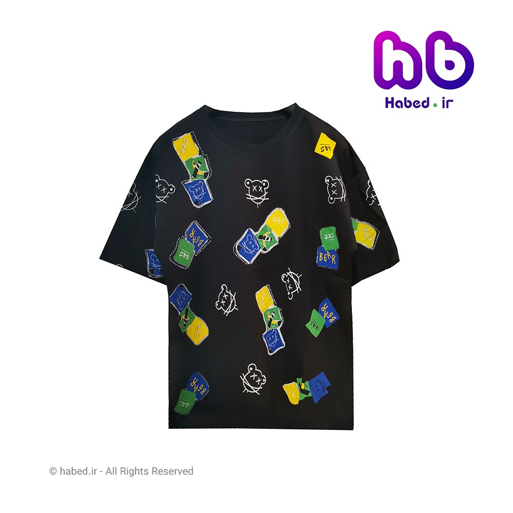 تیشرت جدید لانگ (لش) بچگانه دخترانه ایرانی شیک جنس پنبه دورو درجه یک کد 2203