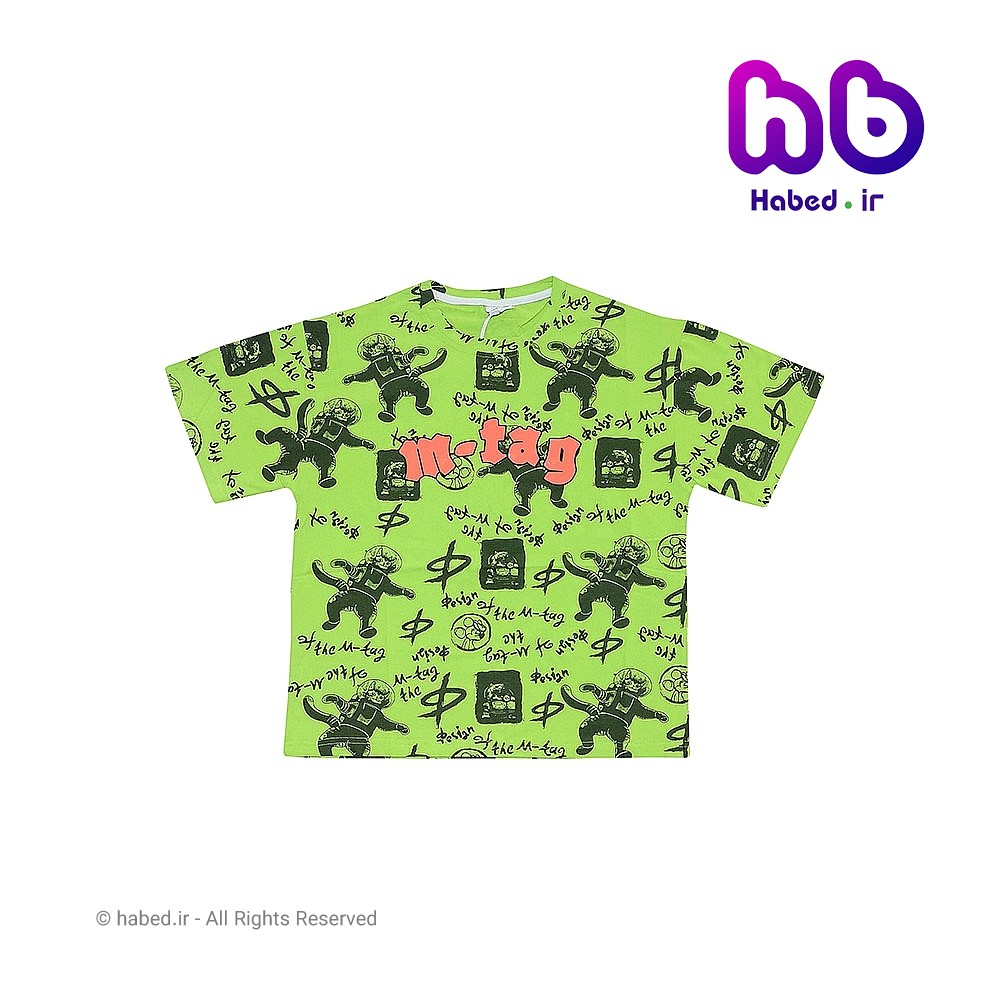 تیشرت جدید لش خارجی بچه گانه پسرانه و دخترانه شیک جنس پنبه دورو درجه یک کد 2287