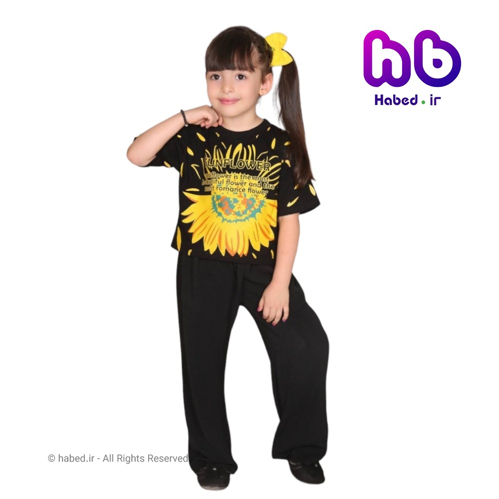 کراپ شلوار جدید ایرانی بچه گانه دخترانه شیک جنس پنبه دورو درجه یک کد 2345