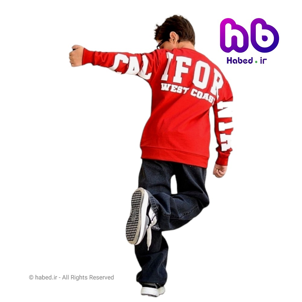 بلوز جدید بچگانه شیک پسرانه و دخترانه جنس دورس پنبه دو نخ لاکرا کد 2529