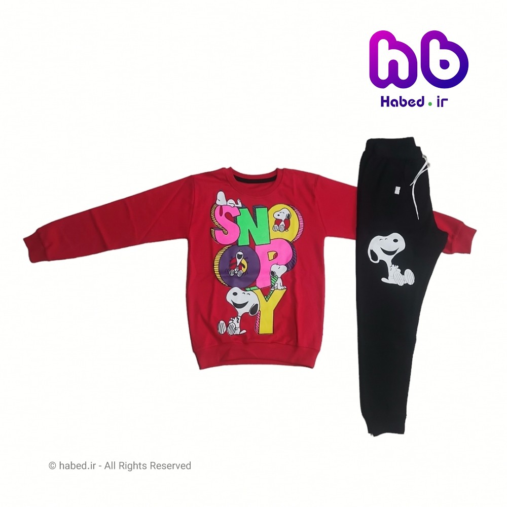 بلوز شلوار جدید شیک بچگانه پسرانه و دخترانه جنس دورس پنبه دو نخ لاکرا کد 2543