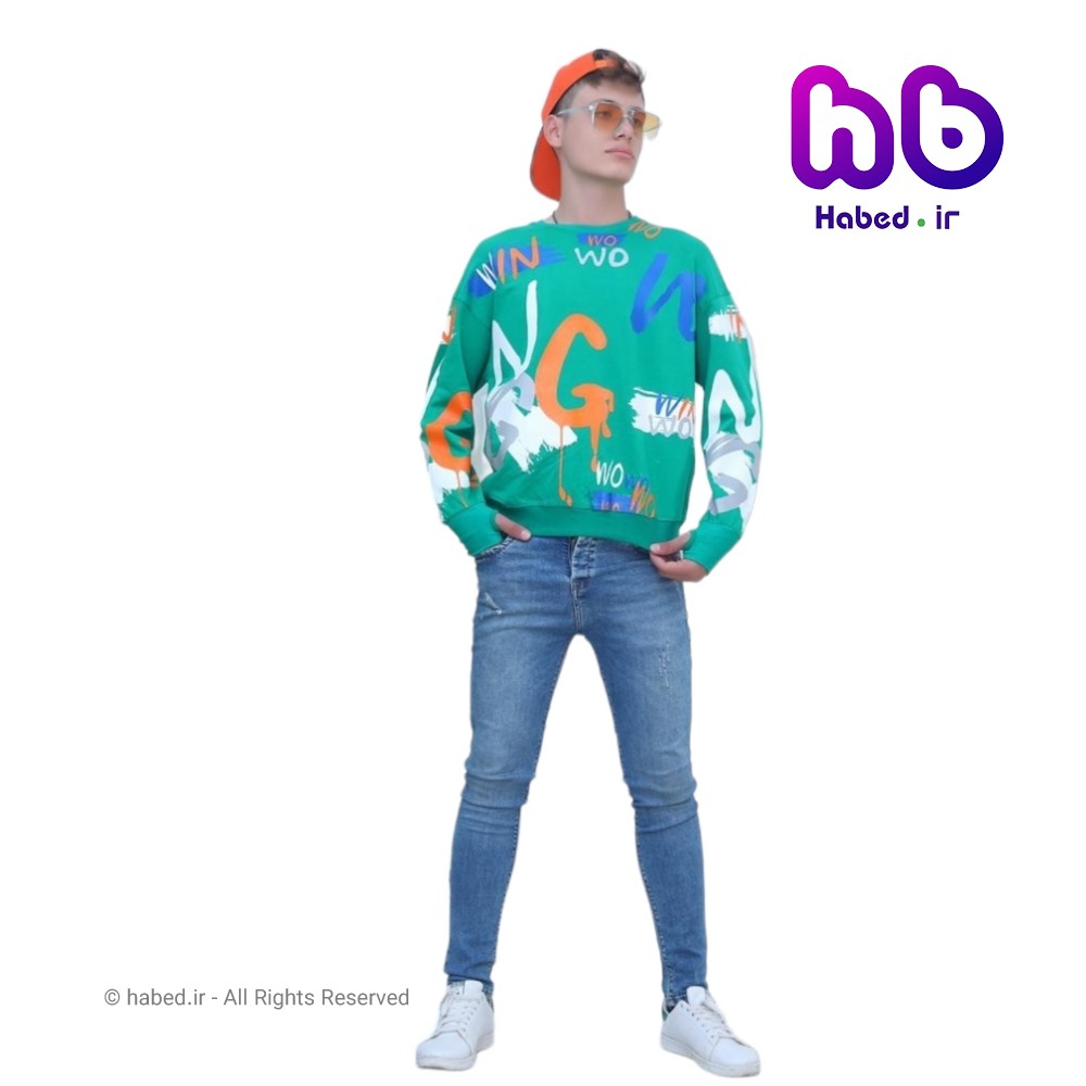 بلوز فينگردار جدید شیک بچگانه پسرانه و دخترانه جنس دورس پنبه دو نخ لاکرا چاپ دار کد 2576