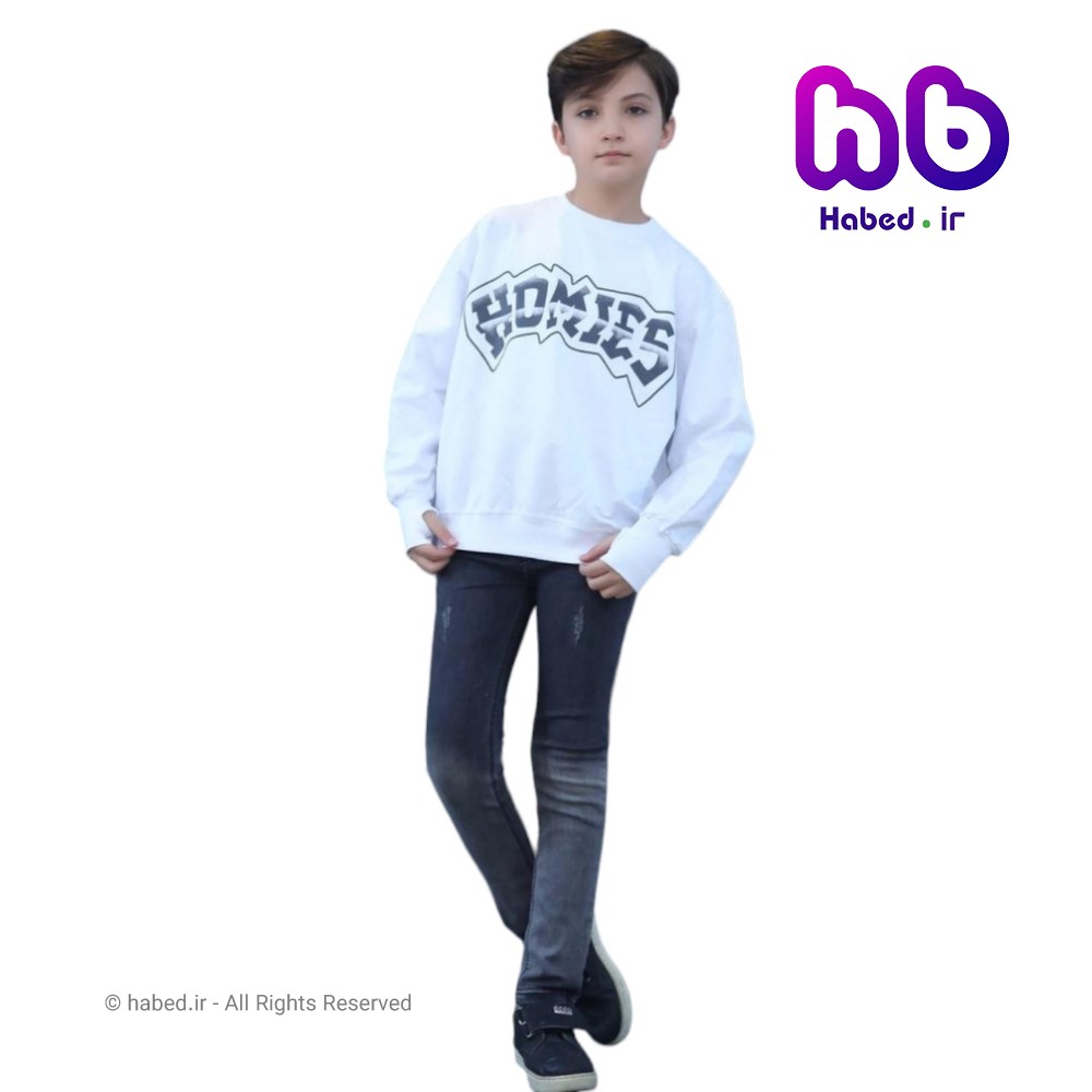 بلوز فينگردار جدید شیک بچگانه پسرانه و دخترانه جنس دورس پنبه دو نخ لاکرا چاپ دار کد 2574