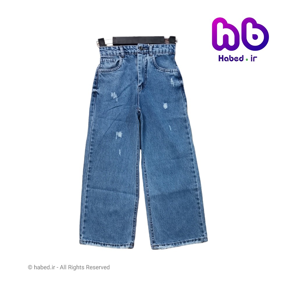 شلوار جین خارجی جدید شیک بچگانه پسرانه و دخترانه جنس تضمینی کد 2608