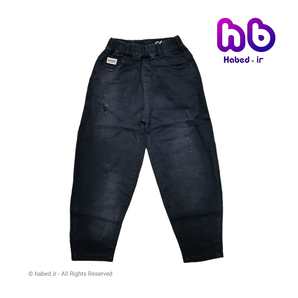 شلوار جین مام فیت خارجی جدید شیک بچگانه پسرانه و دخترانه جنس تضمینی کد 2648