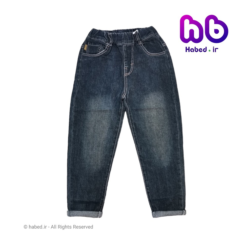 شلوار جین جدید اسپرت بچگانه ( پسرانه و دخترانه ) شیک جنس لی درجه یک کد 1421