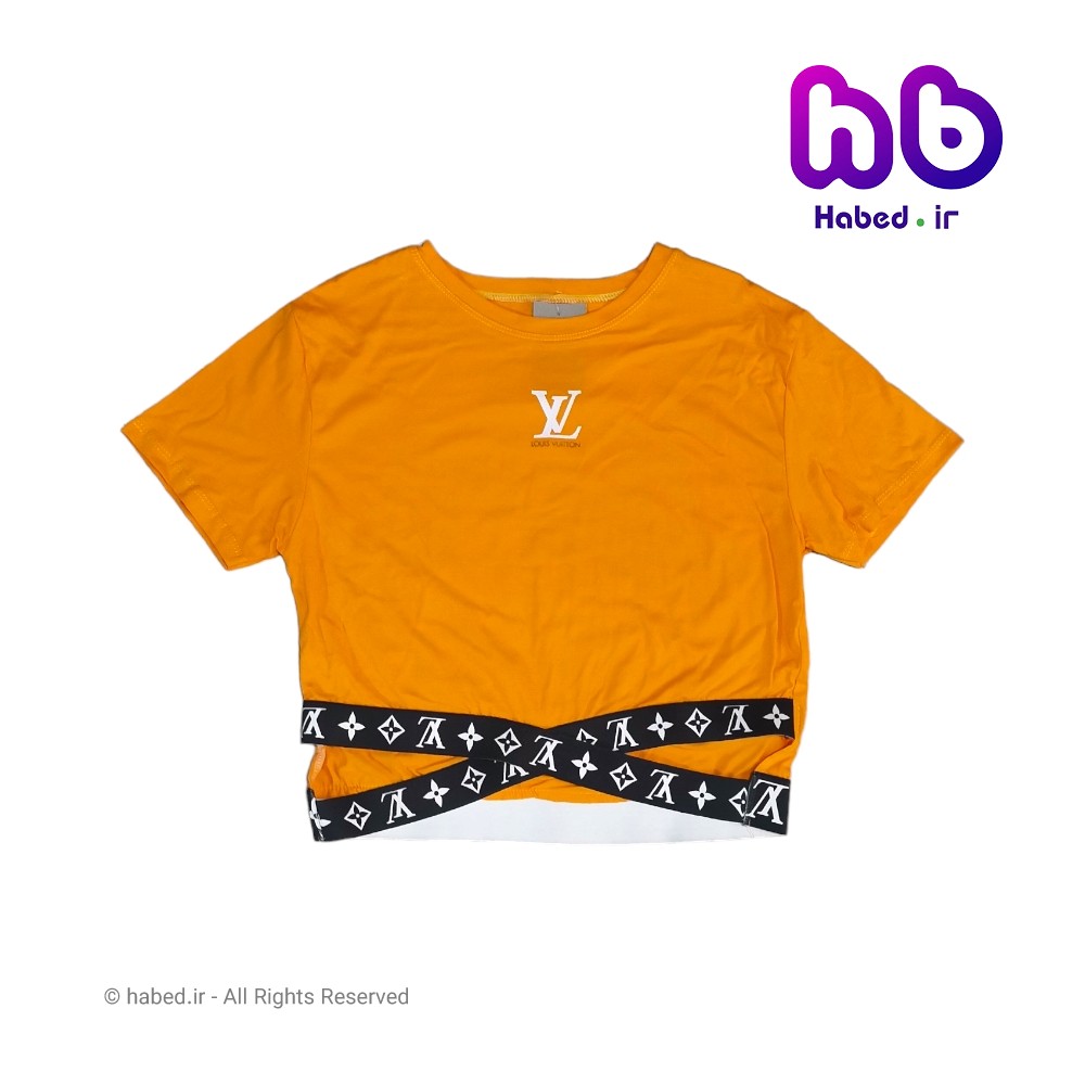 تیشرت کراپ تک جدید بچگانه شیک دخترانه جنس دورس پنبه دونخ لاکرا تضمینی کد 2739