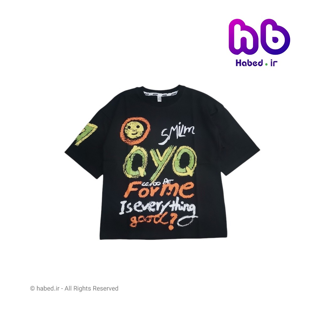 تیشرت جدید شیک بچگانه دخترانه و پسرانه جنس پنبه دورو درجه یک کد 2761