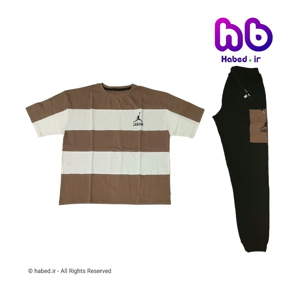تیشرت شلوار جدید شیک بچگانه پسرانه جنس پنبه دورو درجه یک تضمینی کد 2860