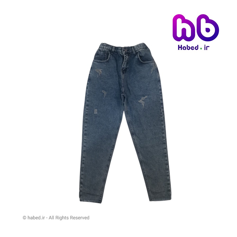 شلوار جین مام فیت خارجی جنس تضمینی کد 2941