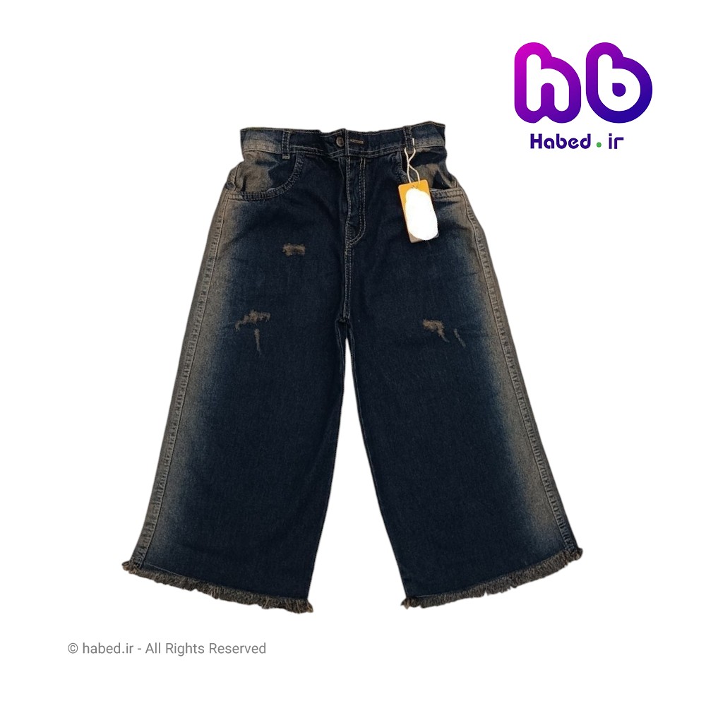 شلوار جین فول بگ بچگانه دخترانه جنس تضمینی کد 2949