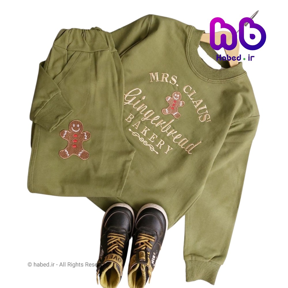 بلوز شلوار جدید بچگانه شیک پسرانه و دخترانه جنس سه نخ لاکرای تضمینی کد 2961