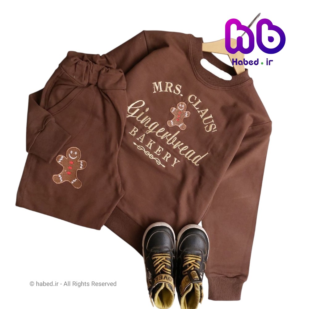 بلوز شلوار جدید بچگانه شیک پسرانه و دخترانه جنس سه نخ لاکرای تضمینی کد 2960