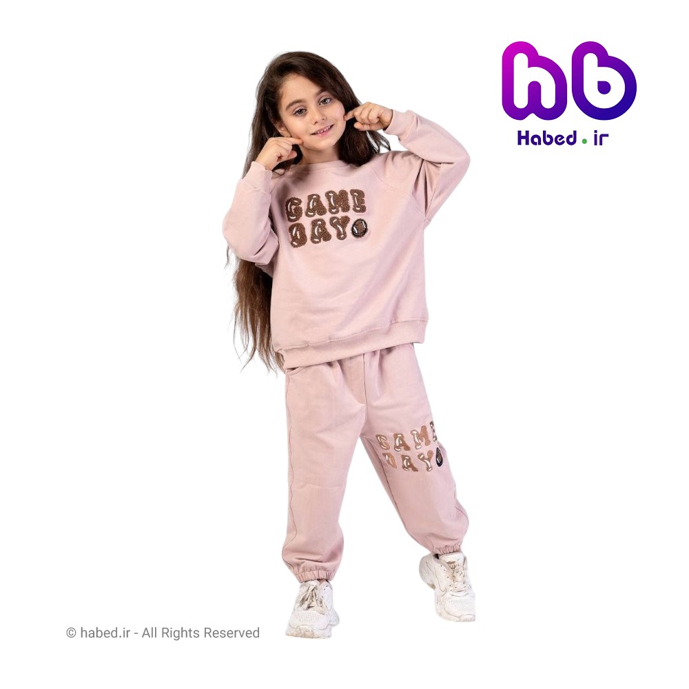 بلوز شلوار جدید بچگانه شیک پسرانه و دخترانه جنس سه نخ لاکرای تضمینی کد 2955
